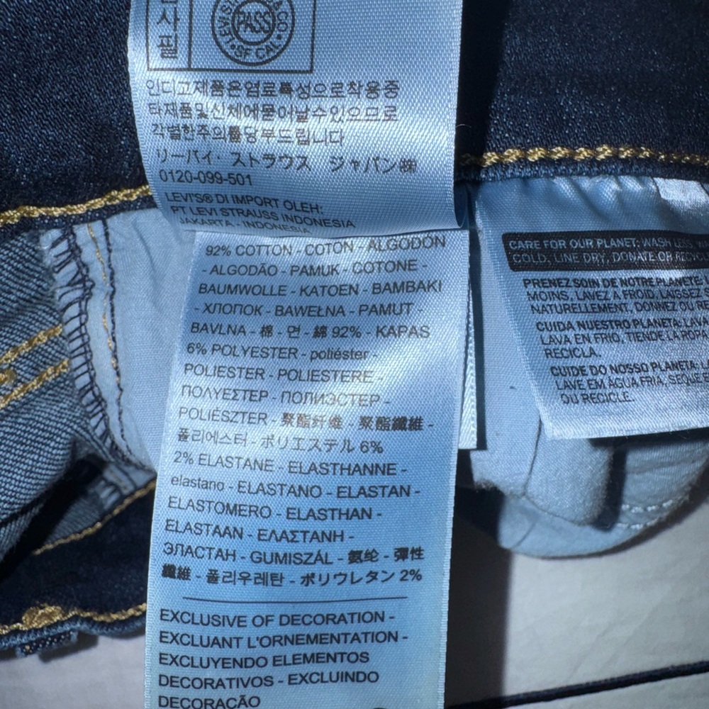 Levi’s 724 High Rise Straight Crop Jeans - Picture 8 of 8